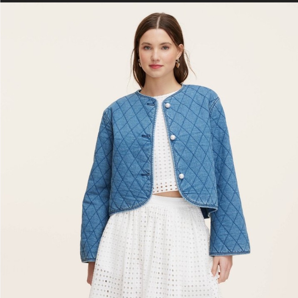 Kate Spade X Target Denim Quilted Women's Jacket